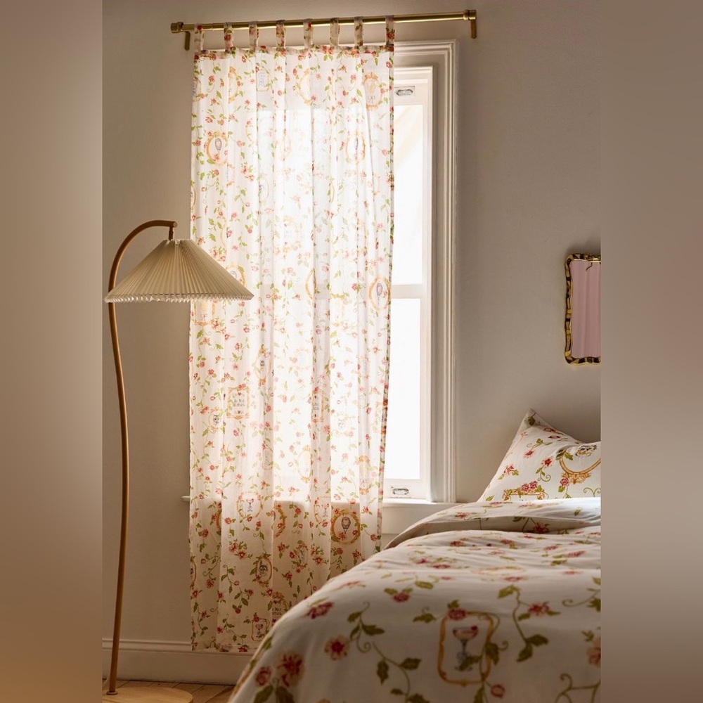 Urban Outfitters UO HOME Patterned Curtain Drape NEW NWT